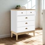 Comoda-5-Gavetas-com-Pes-em-Madeira-Colonial-Movelbento