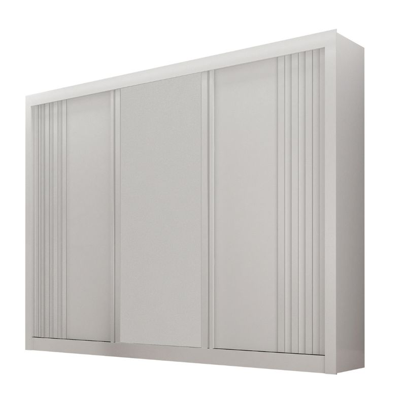 Guarda-Roupa-Casal-Ripado-3-Portas-de-Correr-Em-MDF-Milano-Leifer
