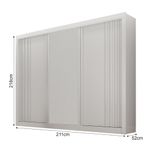 Guarda-Roupa-Casal-Ripado-3-Portas-de-Correr-Em-MDF-Milano-Leifer