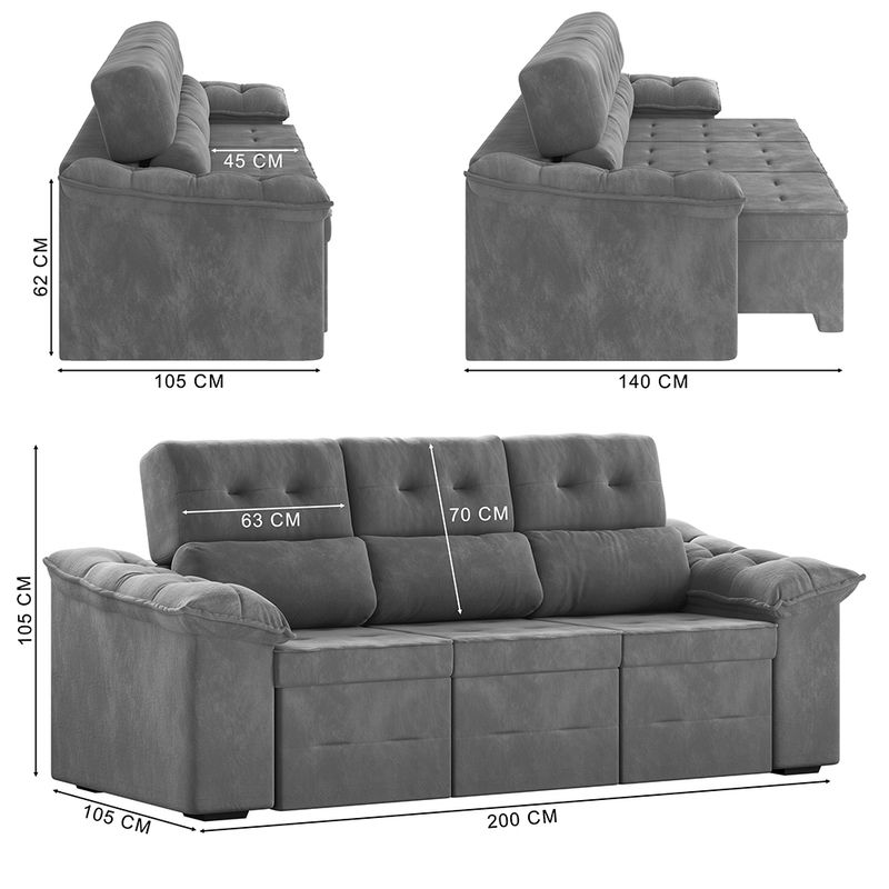 Sofa-3-Lugares-Retratil-Reclinavel-200cm-Suede-Suica-Flash