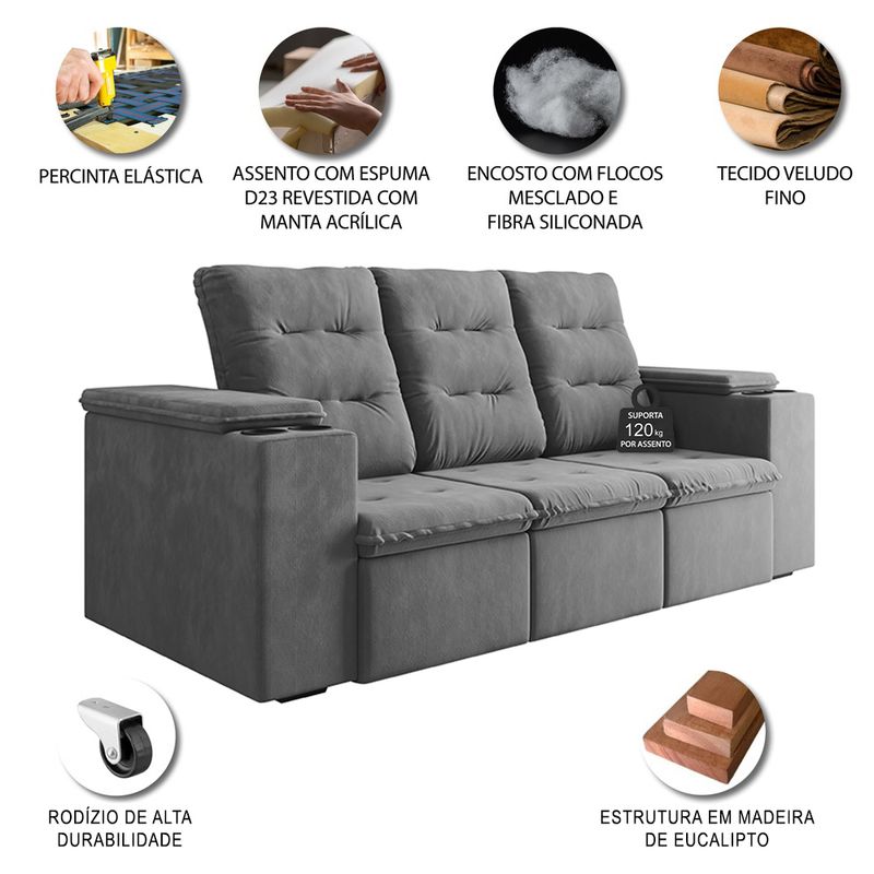Sofa-3-Lugares-Retratil-200cm-Suede-Munique-Flash