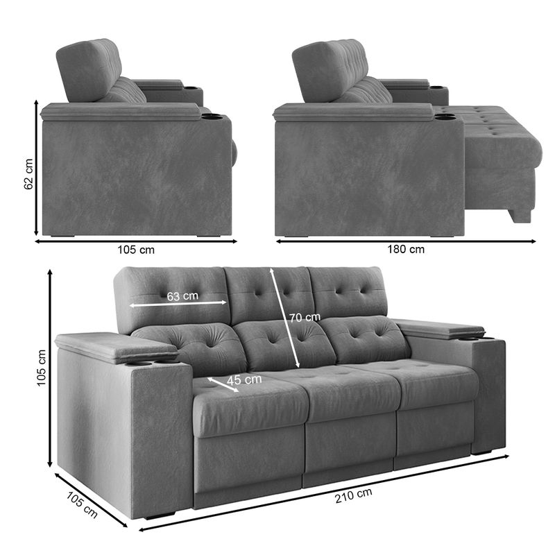 Sofa-3-Lugares-Retratil-210cm-Suede-Frankfurt-Flash