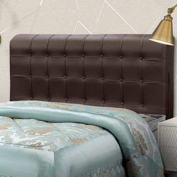Cabeceira Estofada Solteiro 90cm Corino Dama New Plus Simbal