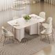 Conjunto Sala de Jantar Mesa 180cm Liz 6 Cadeiras Vitta DJ Móveis