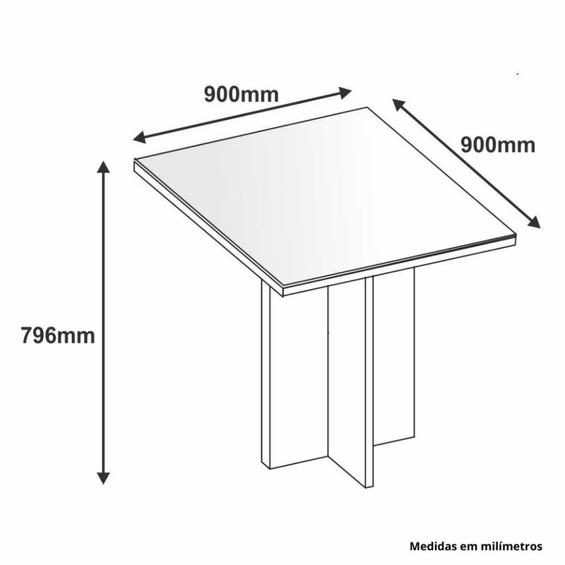 Mesa-de-Jantar-90cm-Paris-Casa-D