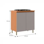 Balcao-para-Cooktop-4-Bocas-2-Portas-Em-MDF-Florenca-Moveis-Sul