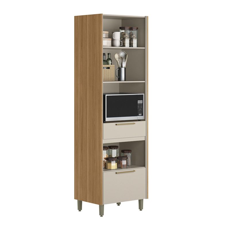 Paneleiro-em-MDF-3-Portas-2-Gavetas-Atena-Linea-Brasil