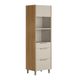 Paneleiro Torre Quente em MDF 2 Portas 2 Gavetas Atena Linea Brasil