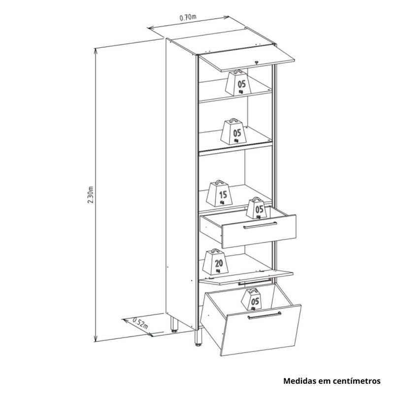 Paneleiro-Torre-Quente-em-MDF-2-Portas-2-Gavetas-Atena-Linea-Brasil