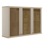 Armario-Aereo-em-MDF-3-Portas-de-Vidro-Atena-Linea-Brasil