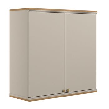Armário Aéreo 2 Portas em MDF Atena Linea Brasil