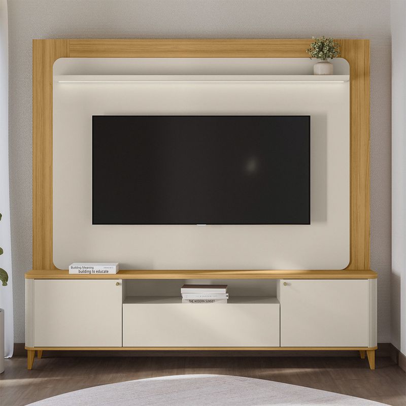Estante-Home-para-TV-ate-70-Polegadas-com-LED-3-Portas-com-Pes-Munique-Linea-Brasil