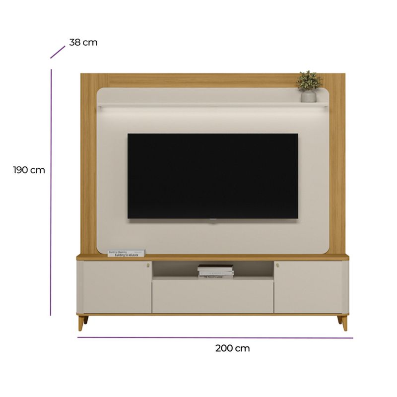 Estante-Home-para-TV-ate-70-Polegadas-com-LED-3-Portas-com-Pes-Munique-Linea-Brasil
