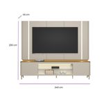 Rack-com-Painel-para-TV-ate-75-Polegadas-com-LED-2-Portas-com-Pes-Santorini-Linea-Brasil