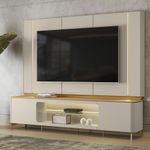 Rack-com-Painel-para-TV-ate-75-Polegadas-com-LED-2-Portas-com-Pes-Santorini-Linea-Brasil