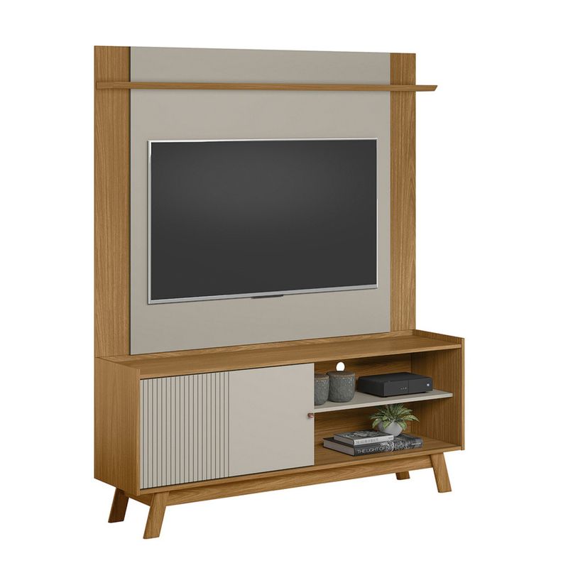 Rack-com-Painel-para-TV-ate-75-Polegadas-Extensivel-1-Porta-Esmeralda-Tulum-Linea-Brasil
