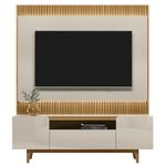 Rack-com-Painel-Ripado-para-TV-ate-70-Polegadas-com-LED-3-Portas-com-Pes-Orlando-Sao-Paulo-Linea-Brasil
