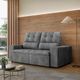 Sofá 3 Lugares Retrátil Reclinável 180cm Suede Roma Flash