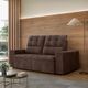 Sofá 3 Lugares Retrátil Reclinável 180cm Suede Roma Flash