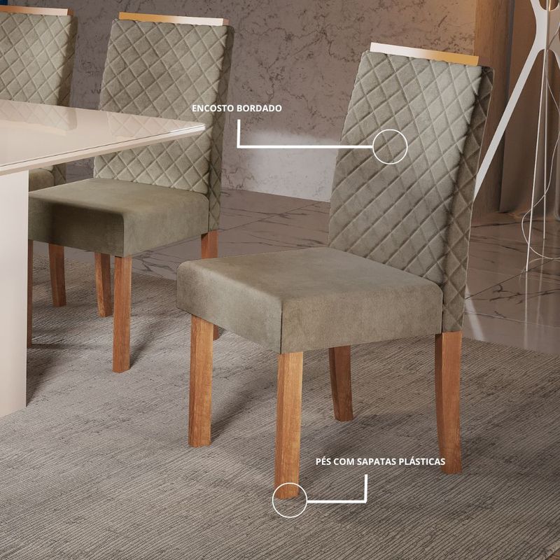 Conjunto-Sala-de-Jantar-Mesa-Cris-Piccola-136cm-e-4-Cadeiras-Veludo-Elegance-Sonetto