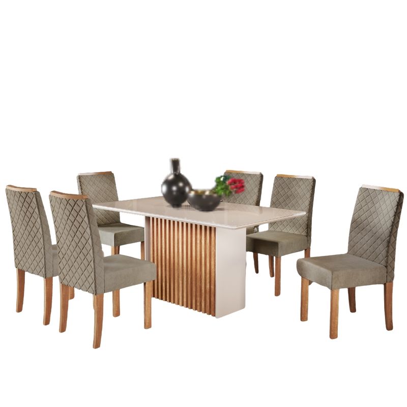 Conjunto-Sala-de-Jantar-Mesa-Cris-Piccola-160cm-e-6-Cadeiras-Elegance-Veludo-Sonetto