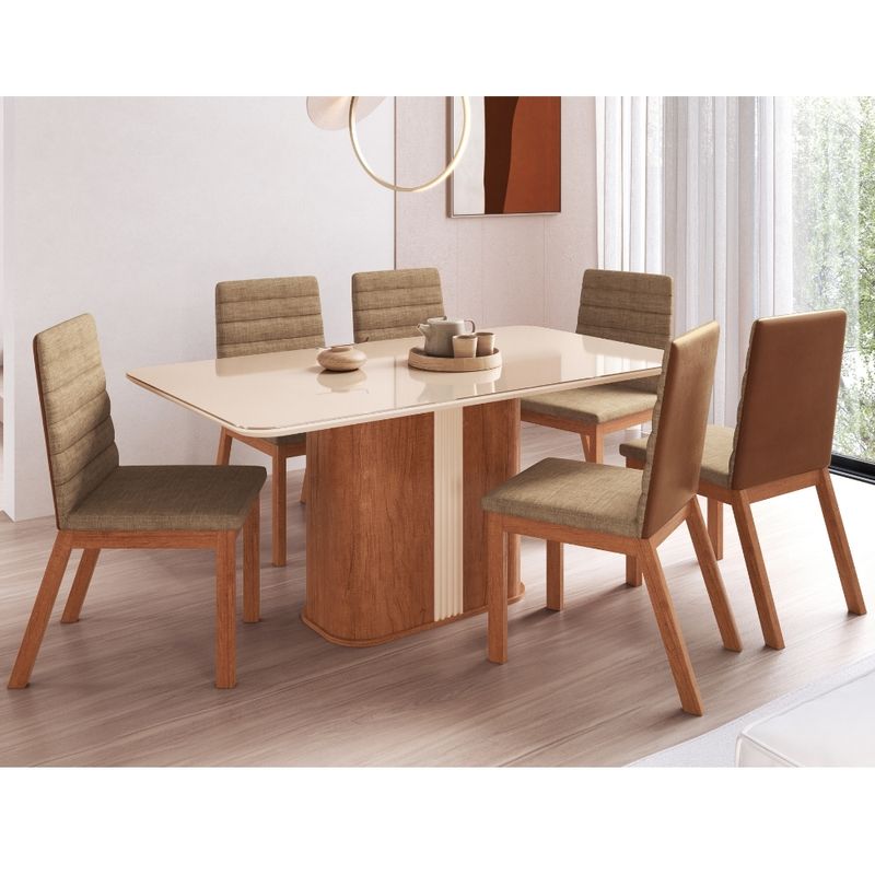 Conjunto-Sala-de-Jantar-Mesa-com-Tampo-de-Vidro-160cm-e-6-Cadeiras-em-Madeira-Macica-165-05-Zamarchi