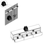Rack-com-Painel-Frisado-para-TV-ate-75-Polegadas-3-Gavetas-com-Pes-Luna-Madetec