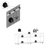 Rack-com-Painel-Frisado-para-TV-ate-65-Polegadas-2-Portas-de-Correr-com-Rodizios-Frizz-New-Prestige-Madetec