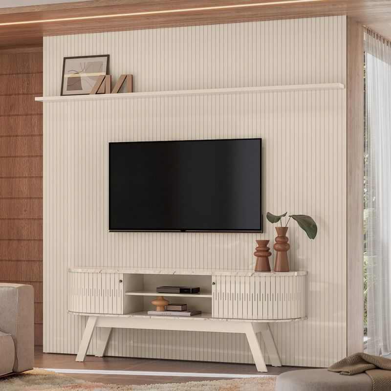 Rack-com-Painel-Frisado-para-TV-ate-75-Polegadas-2-Portas-Flexiveis-com-Pes-New-Laguna-Madetec