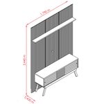 Rack-com-Painel-Frisado-para-TV-ate-65-Polegadas-2-Portas-de-Correr-com-Pes-New-Premium-Madetec