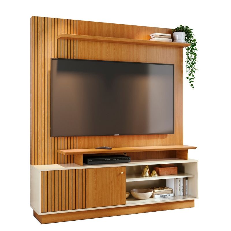 Estante-Home-Frisado-para-TV-ate-65-Polegadas-1-Porta-de-Correr-Ares-Madetec