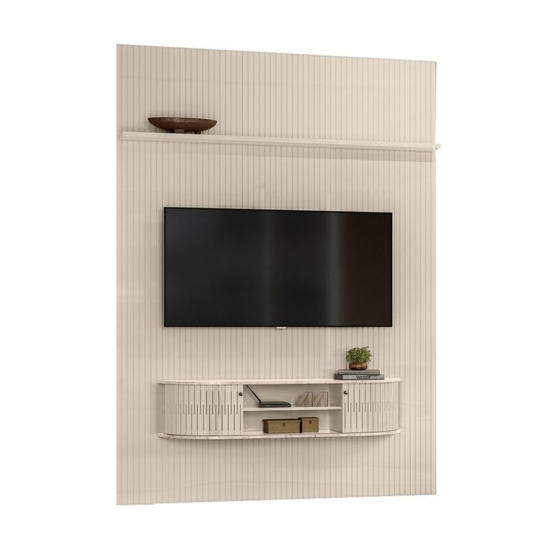 Rack-com-Painel-Frisado-para-TV-ate-65-Polegadas-2-Portas-Flexiveis-New-Monte-Carlo-Madetec