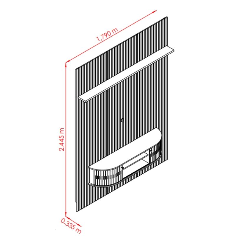 Rack-com-Painel-Frisado-para-TV-ate-65-Polegadas-2-Portas-Flexiveis-New-Monte-Carlo-Madetec