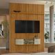 Rack com Painel Frisado para TV até 65 Polegadas 2 Portas Flexíveis New Monte Carlo Madetec