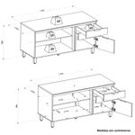 Balcao-3-Portas-2-Gavetas-com-Tampo-em-MDF-Selene-Linea-Brasil