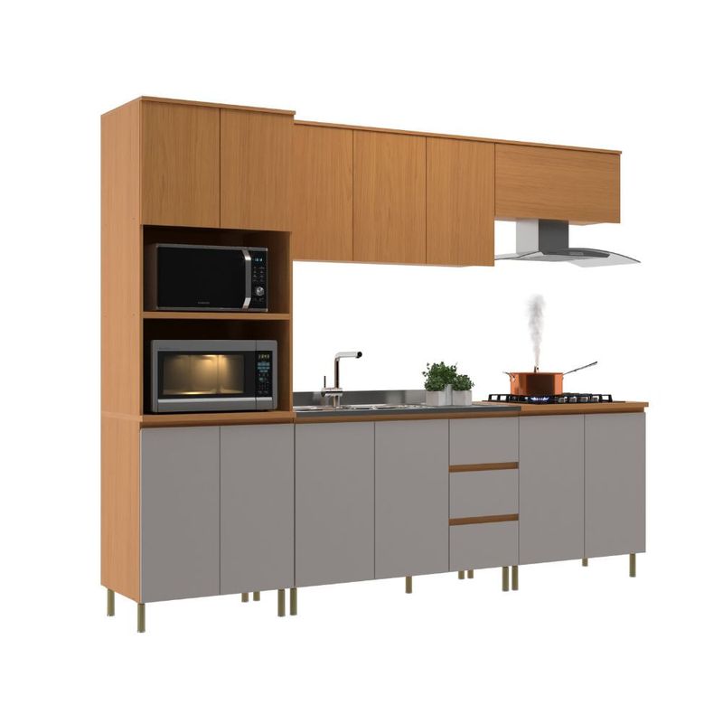 Cozinha-Modulada-5-Pecas-sem-Tampo-MDF-Florenca-Moveis-Sul