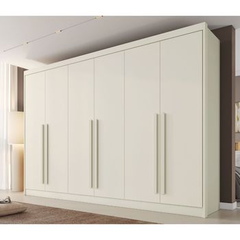 Guarda Roupa Casal 6 Portas em MDF Alba Plus Made Marcs