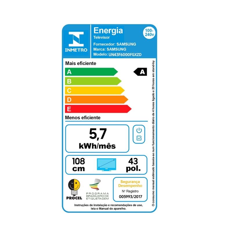 Smart-TV-Samsung-43-Polegadas-FHD-UN43F6000