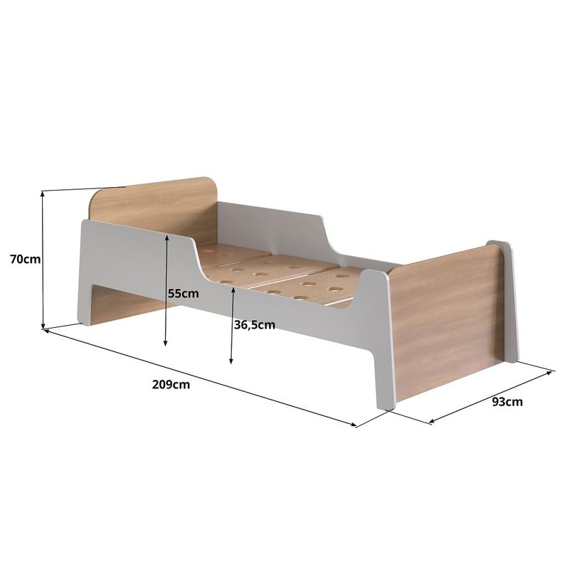 Cama-Infantil-Solteiro-Em-MDF-Mick-Mobikasa