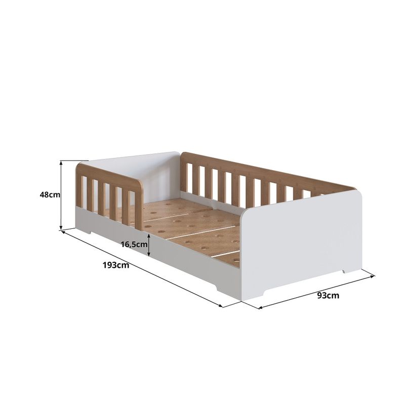 Cama-Infantil-Montessoriana-Solteiro-em-MDF-Tony-Mobikasa