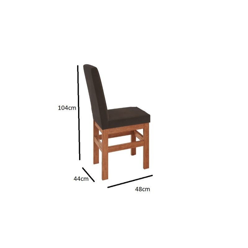 Conjunto Sala de Jantar Mesa 160cm e 6 Cadeiras Joli 147/14 Zamarchi