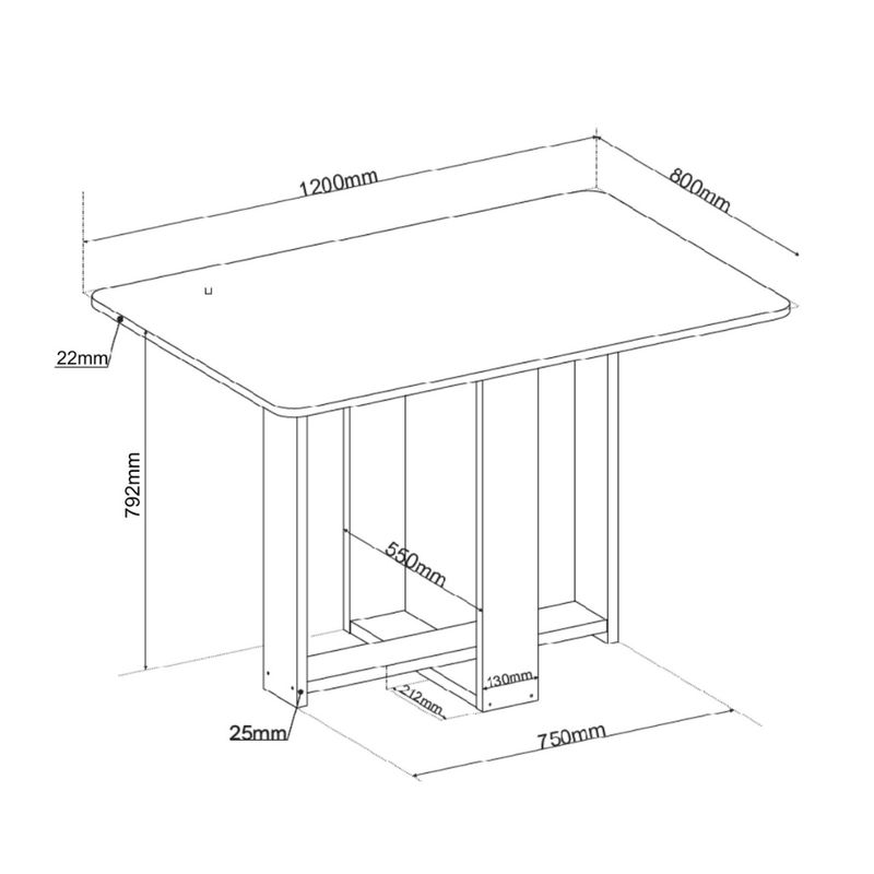 Conjunto Sala de Jantar Mesa Berlim com Tampo de Vidro 4 Cadeiras Safira Viero