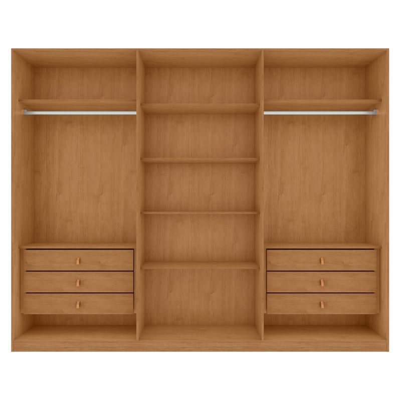Guarda-Roupa-Casal-Ripado-3-Portas-de-Correr-MDF-Ollie-Lopas