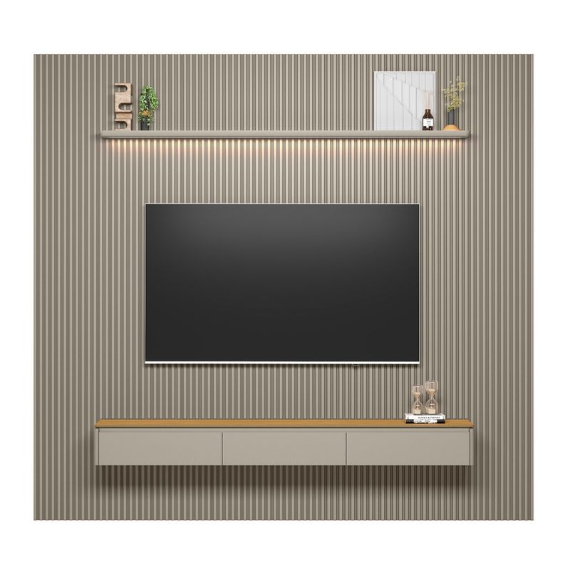 Painel-Ripado-para-TV-ate-85-Polegadas-com-LED-3-Portas-Modular-3.0-Linea-Brasil