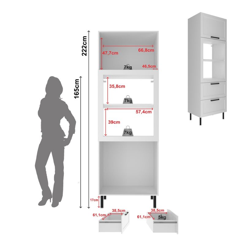 Paneleiro-Torre-Quente-1-Porta-2-Gaveta-Em-MDF-CZ3306-Tecno-Mobili
