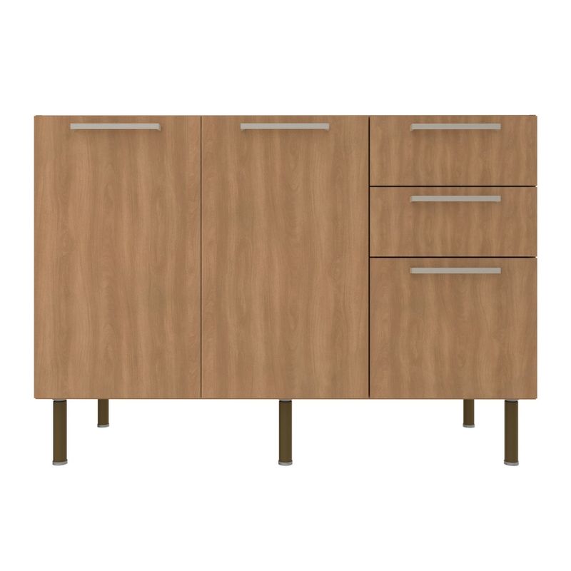 Balcao-2-Portas-3-Gavetas-sem-Tampo-CZ3100-Tecno-Mobili