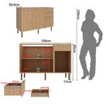 Balcao-2-Portas-3-Gavetas-sem-Tampo-CZ3100-Tecno-Mobili