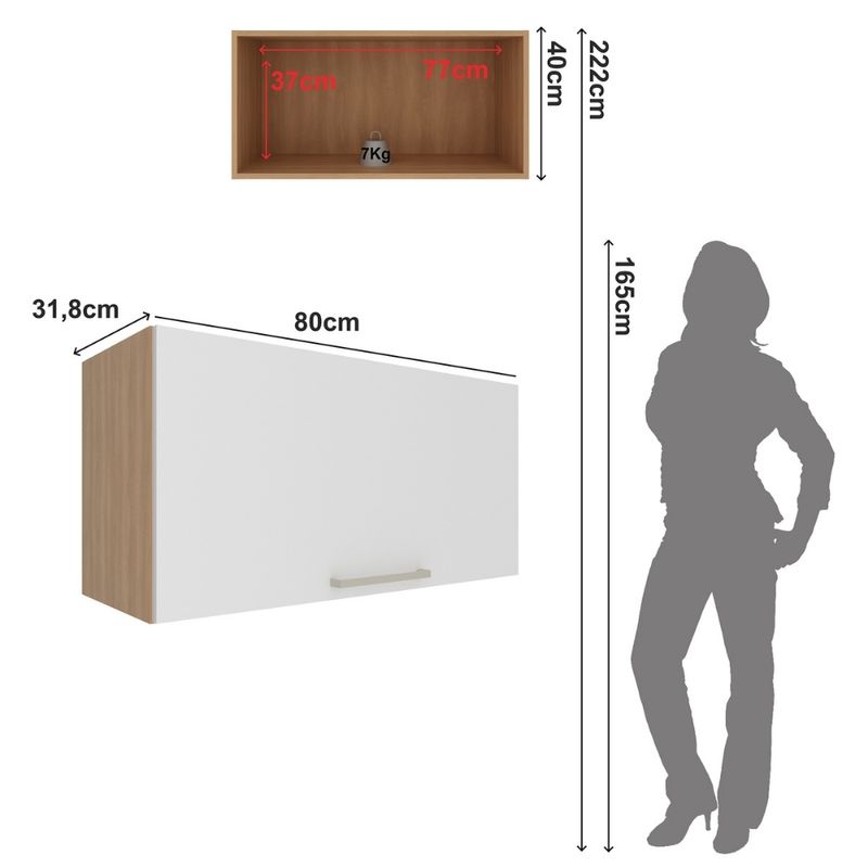 Armario-Aereo-1-Porta-CZ3119-Tecno-Mobili