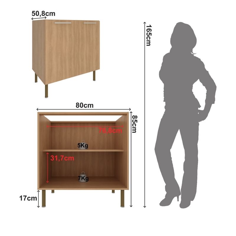 Balcao-2-Portas-sem-Tampo-CZ3131-Tecno-Mobili