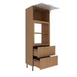 Paneleiro-Torre-Quente-1-Porta-2-Gaveta-CZ3142-Tecno-Mobili